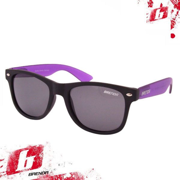 Солнцезащитные очки BRENDA P8001 Mat Black-Mat Purple-Smoke купить в интернет магазине, модель в наличии, описание, характеристики, фото на сайте